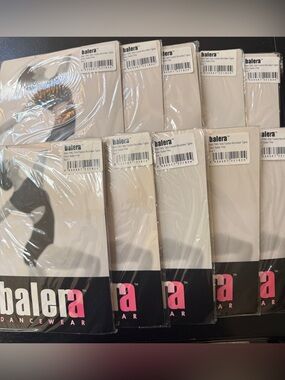 10 Pair - Balera Ballet Pink Footed Dance Tights Pack -Toddler Size